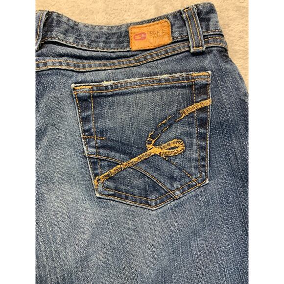 BKE Women's wide Leg Jeans - Blue - Picture 8 of 16